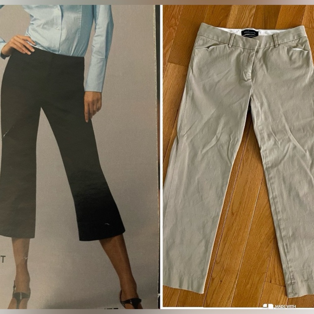 Moda International Khaki Tan Cropped Christie Fit Pants 4